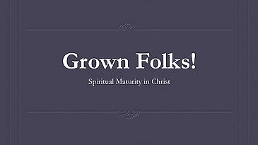 Grown Folks - Pt 1